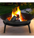 Black Iron brasero 56x56x22cm