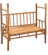 Bamboo bench with pergola 119x55x28