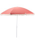 Parasol de plage rose avec frange diamètre 180cm