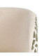 Chair tissue beige and green 56.5x56x74.5cm