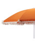 Parasol de plage orange avec frange diamètre 180cm