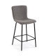 Bar Stool Metal and beige tissue 40x50x99cm