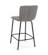 Bar Stool Metal and beige tissue 40x50x99cm