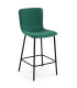 Bar Stool Metal and beige tissue 40x50x99cm