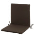 Garden chair cushion brown 45x90x3cm