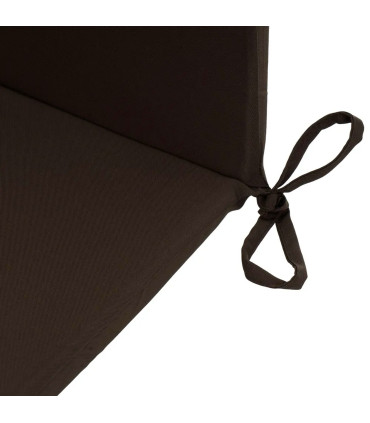 Coussin pour chaise de jardin marron 45x90x3cm
