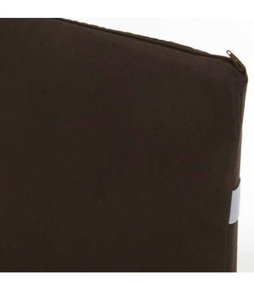 Garden chair cushion brown 45x90x3cm