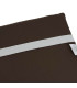 Coussin pour chaise de jardin marron 45x90x3cm
