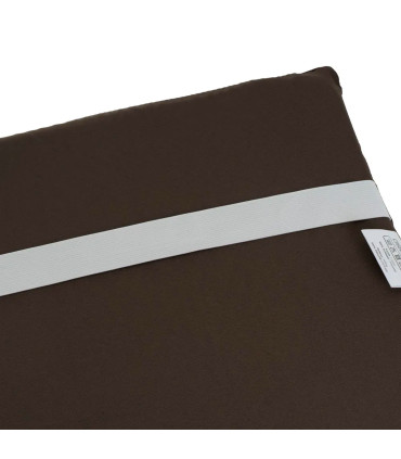 Coussin pour chaise de jardin marron 45x90x3cm
