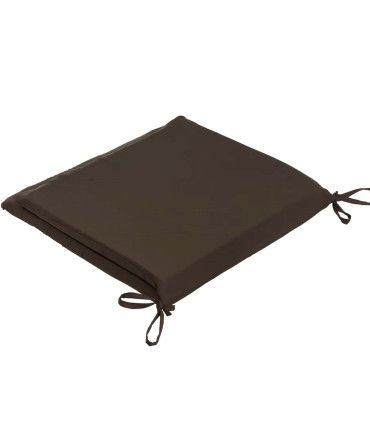 Garden chair cushion brown 45x90x3cm