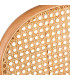 Chair design wood, rattan, metal 48x53x81cm
