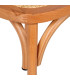 Chair design wood, rattan, metal 48x53x81cm