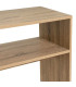 Console d'entrée en bois 2 plateaux 90x30x75cm