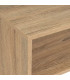 Console d'entrée en bois 2 plateaux 90x30x75cm