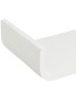 Wall Shelf MDF white Wood - 80cm