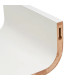 Wall Shelf MDF white Wood - 80cm