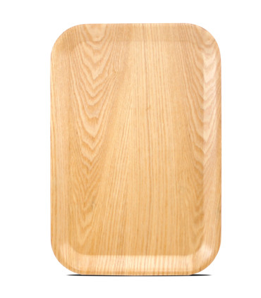 Plateau rond en bambou rotatif 35cm
