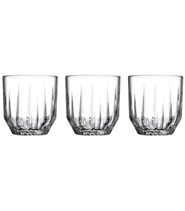 Set of 3 whisky Glasses 30cl