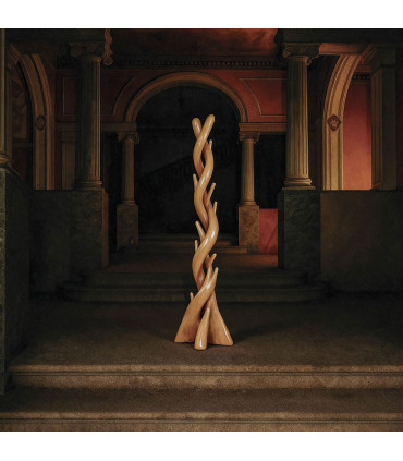 Portemanteaux sur Pied Design Noir et Bois