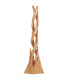 Portemanteaux sur Pied Design Noir et Bois