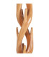 Portemanteaux sur Pied Design Noir et Bois