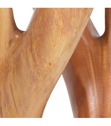 Portemanteaux sur Pied Design Noir et Bois
