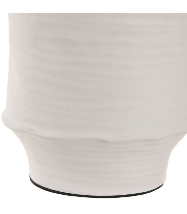 Table Lamp green ceramic and beige linen Lampshade 38x38x71cm
