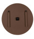Grande horloge murale en bois monde 60x60x4cm