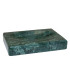 Porte savon rectangulaire en marbre vert 13.5x9x2cm