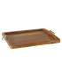 Round wood tray 45x45x7cm