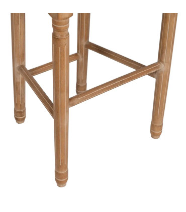 Bar Stool Vintage Fake Leather and metal 47x47x103cm