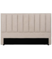 Tête de lit classique tissu beige 160x8x100cm
