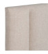 Tête de lit classique tissu beige 160x8x100cm