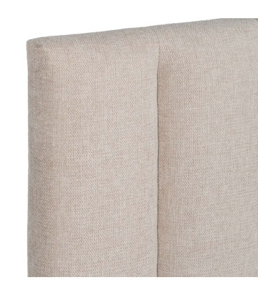 Tête de lit classique tissu beige 160x8x100cm