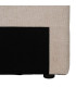 Tête de lit classique tissu beige 160x8x100cm