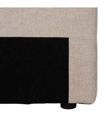 Tête de lit classique tissu beige 160x8x100cm