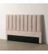 Tête de lit classique tissu beige 160x8x100cm