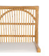 Chaise de jardin en bambou avec coussin 57x57x90cm