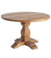 Round table mango wood 120x120x76cm