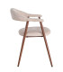 Chair tissue beige and green 56.5x56x74.5cm