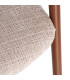 Chair tissue beige and green 56.5x56x74.5cm