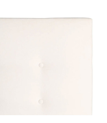 Tête de lit classique tissu beige 160x8x100cm