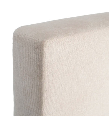 Tête de lit classique tissu beige 160x8x100cm