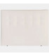 Tête de lit classique tissu beige 160x8x100cm