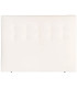 Tête de lit classique tissu beige 160x8x100cm