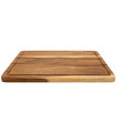 Planche à découper rectangulaire en bois d'acacia 37x25cm