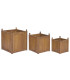 Plant Pot beige Polyéthylène 40x40x55cm