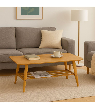 Coffee Table Wood 120x60x41cm