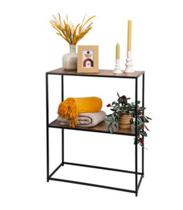 Console Table Black Metal - 60cm