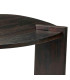 Table d'appoint ronde effet pierre 40x40x35cm